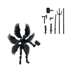 SOLEIO - FIGURA DE ACCIÓN ARTICULADO DUMMY 13 DIY NEGRO