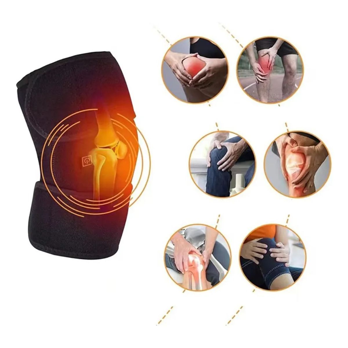 MOVI - RODILLERA CON 3 NIVELES DE CALOR