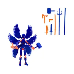 SOLEIO - FIGURA DE ACCIÓN ARTICULADO DUMMY 13 DIY AZUL