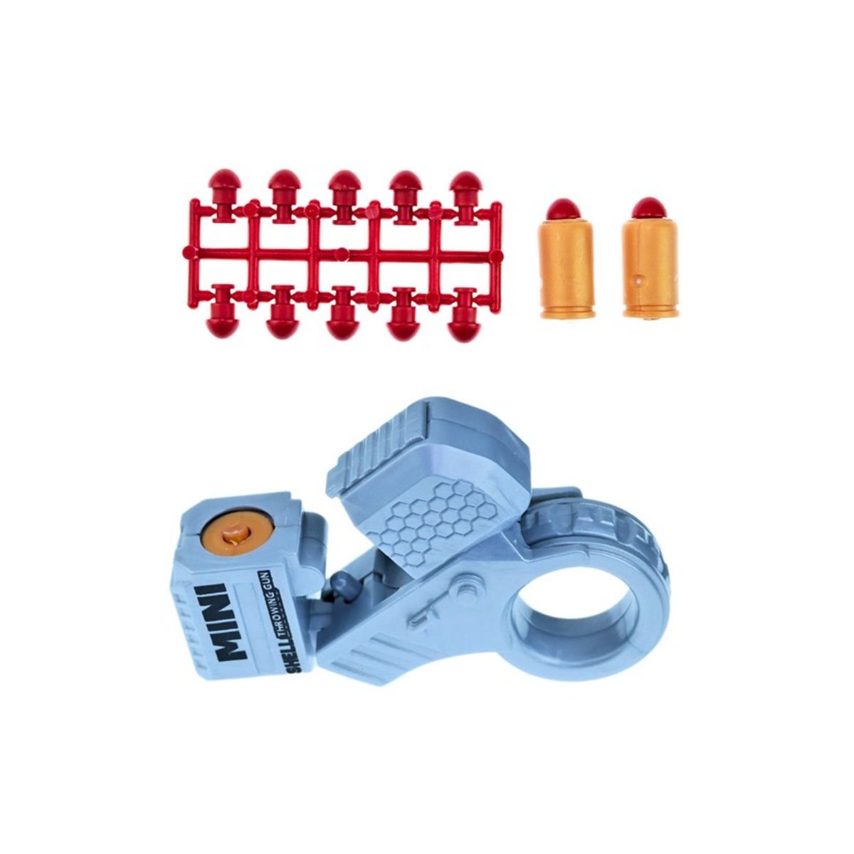 SOLEIO - JUGUETE FIDGET MINI LANZADOR ANTI ESTRÉS PLATEADO