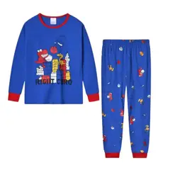 QIKUN - Conjunto Pijama Algodón Dinosaurios Niños