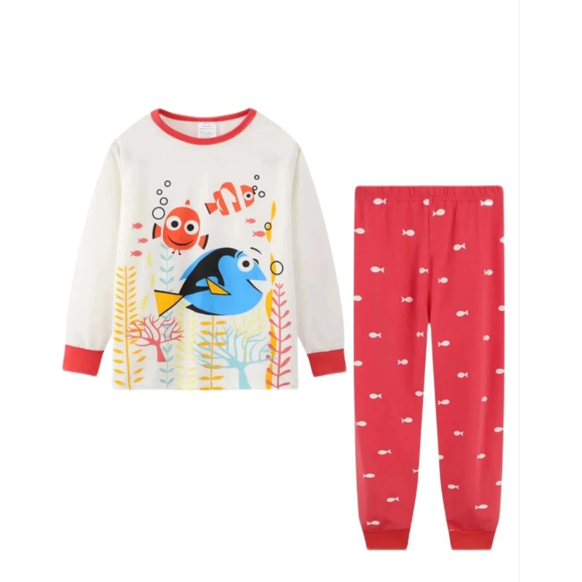 QIKUN - Conjunto Pijama Algodón Nemo  Infantil