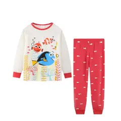 QIKUN - Conjunto Pijama Algodón Nemo Infantil