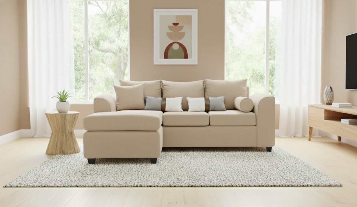Sofa Modular Intercambiable 3C Tela Beige