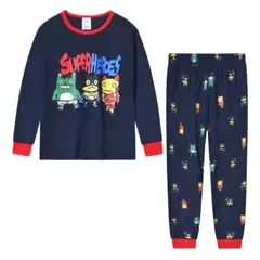 QIKUN - Conjunto Pijama Algodón Superhéroes Infantil Niños