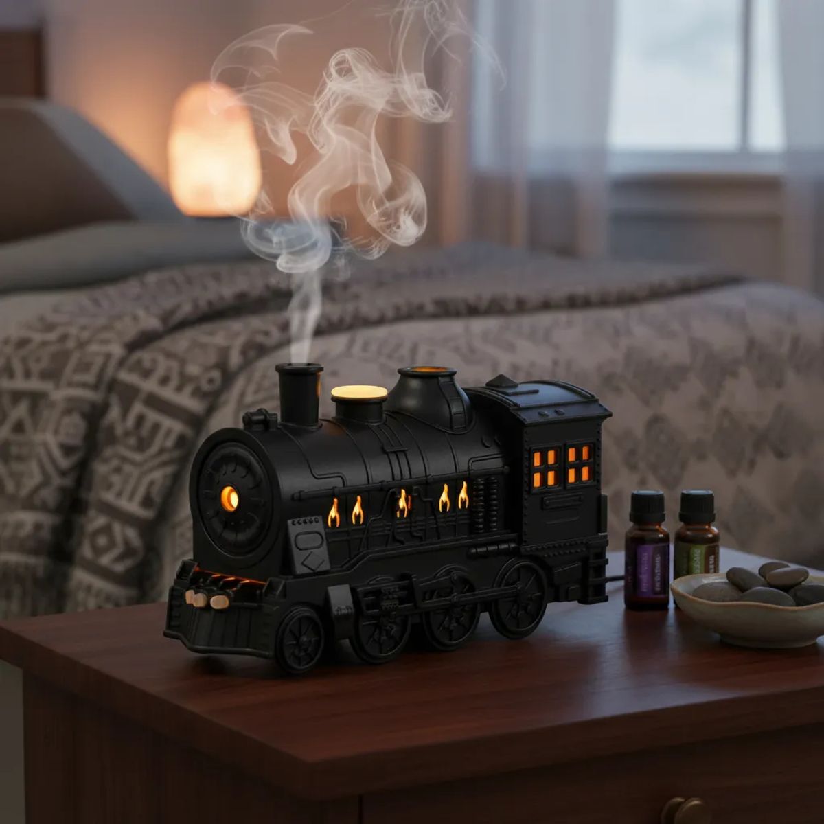 GENERICO - Humidificador De Vapor Difusor De Aceite Esencial Tren