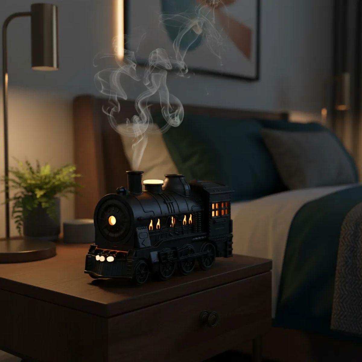 GENERICO - Humidificador De Vapor Difusor De Aceite Esencial Tren