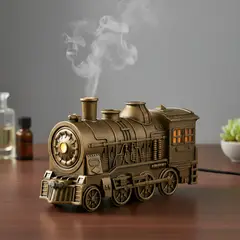 GENERICO - Humidificador De Vapor Difusor De Aceite Esencial Tren bronze