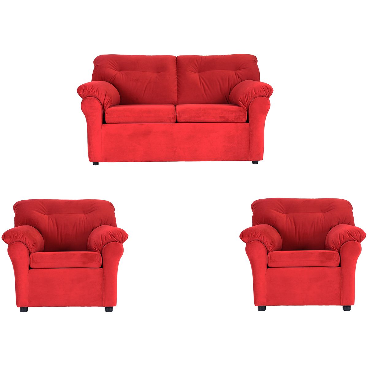 MUEBLES ALTIRO - Living Mateo 211   - Tela Felpa / Muebles Altiro