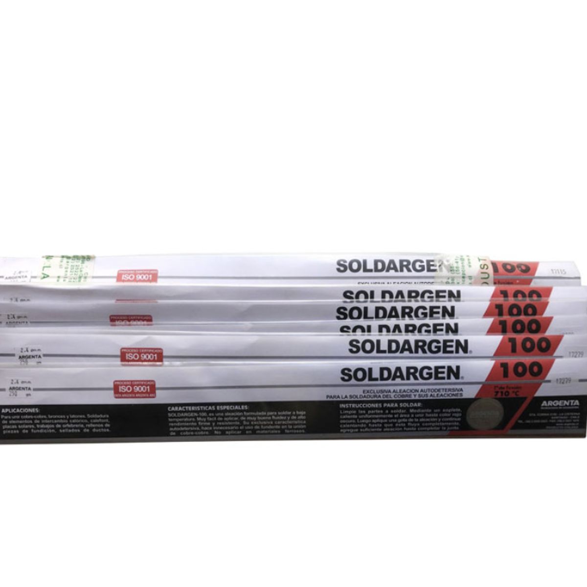 GENERICO - SOLDADURA SOLDARGEN 100 2.4MM (REFRIGERACION) BP