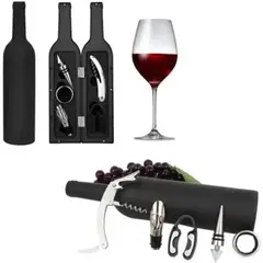 GENERICO - Botella de Vino Decorativa Sacacorcho