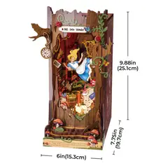 ROBOTIME - Fall into Wonder BookNook Miniatura Sujetador Puzzle 3d