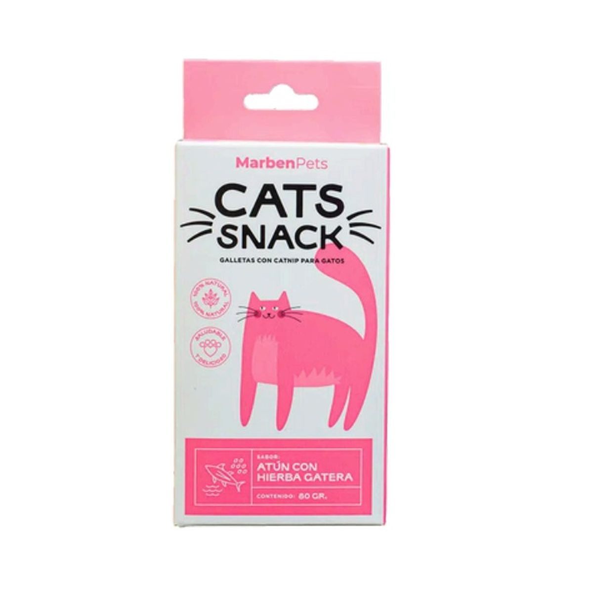 MARBEN PETS - Galletas con CATNIP sabor atún con hierba gatera