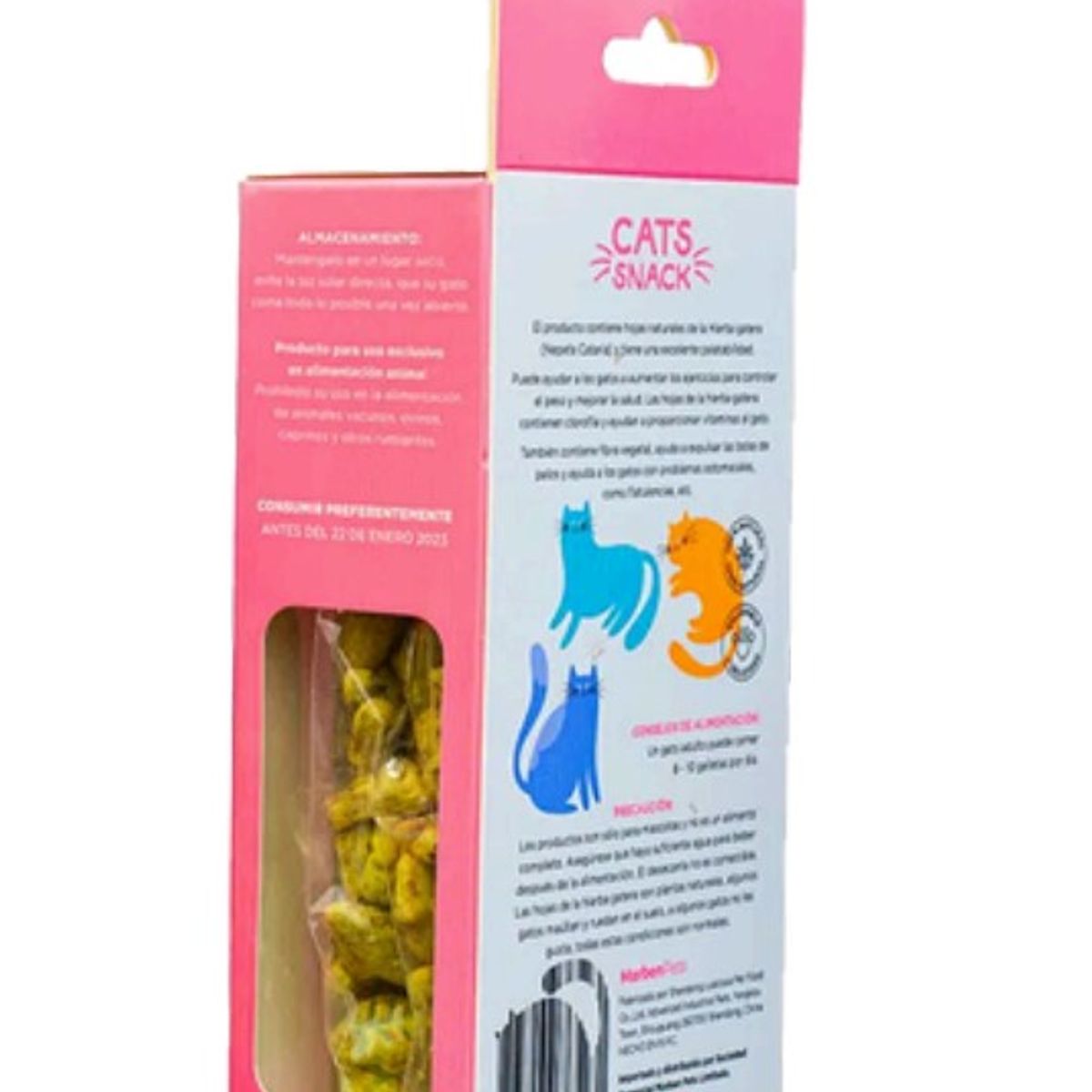 MARBEN PETS - Galletas con CATNIP sabor atún con hierba gatera