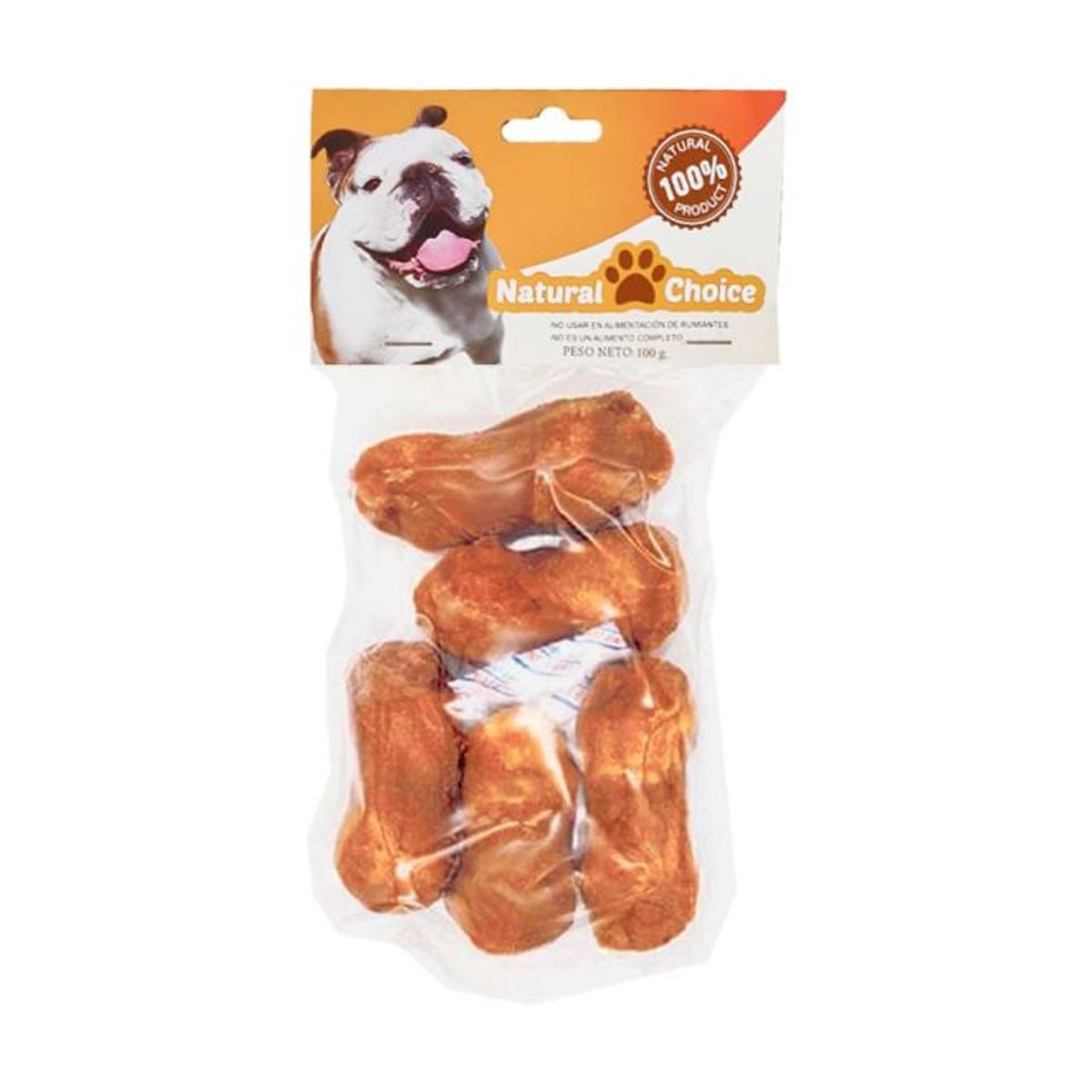 MARBEN PETS - Hueso de carnaza 25 Bañados en pasta de pollo