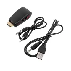 GENERICO - Adaptador Video Audio Hdmi Vga para Ps3 Hd Tv