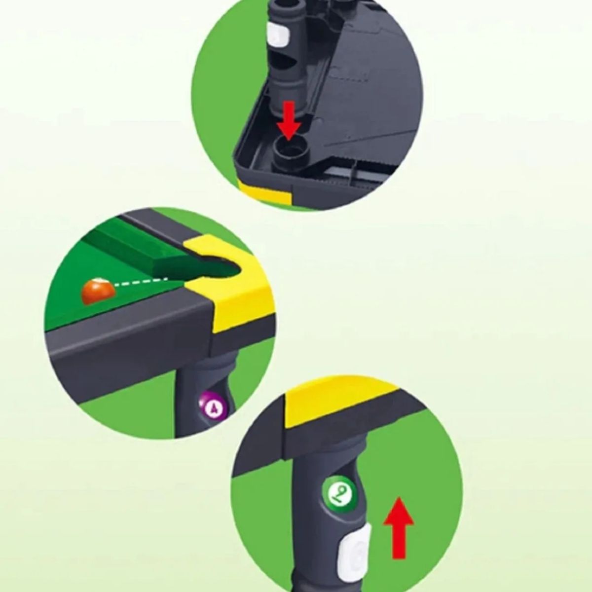 GENERICO - Mini BIllar Para Pequeños Mesa Pool Snooker