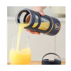 GENERICO - Juguera Portatil Termo Licuadora Recargable Jugos Batidos 450ml Blanco