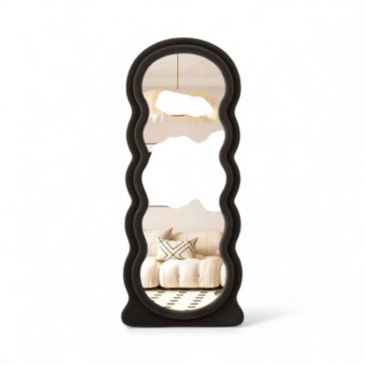 Imagen 2 del producto Espejo Led Asimetrico Ondulado Negro