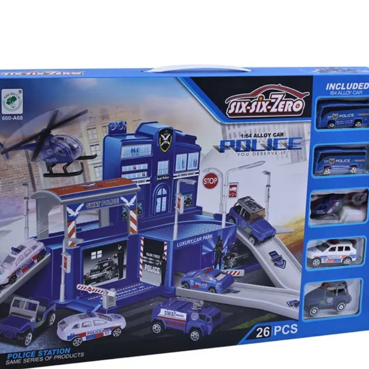 GENERICO - Pista Estacion De Policia 5 Vehiculos