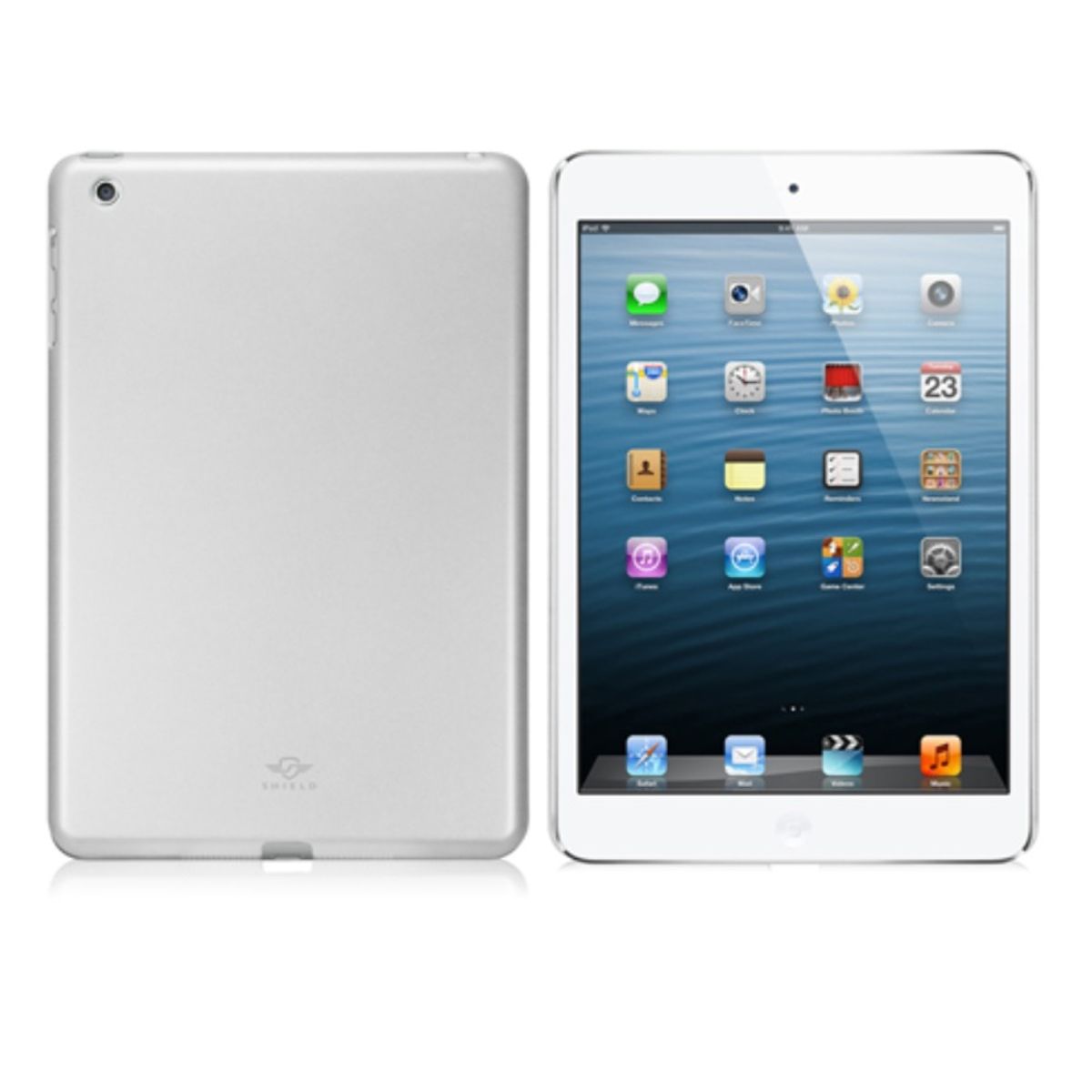 GENERICO - Carcaza Ishell Shield Para iPad Mini 1 con Lamina Pantalla Frontal Blanco