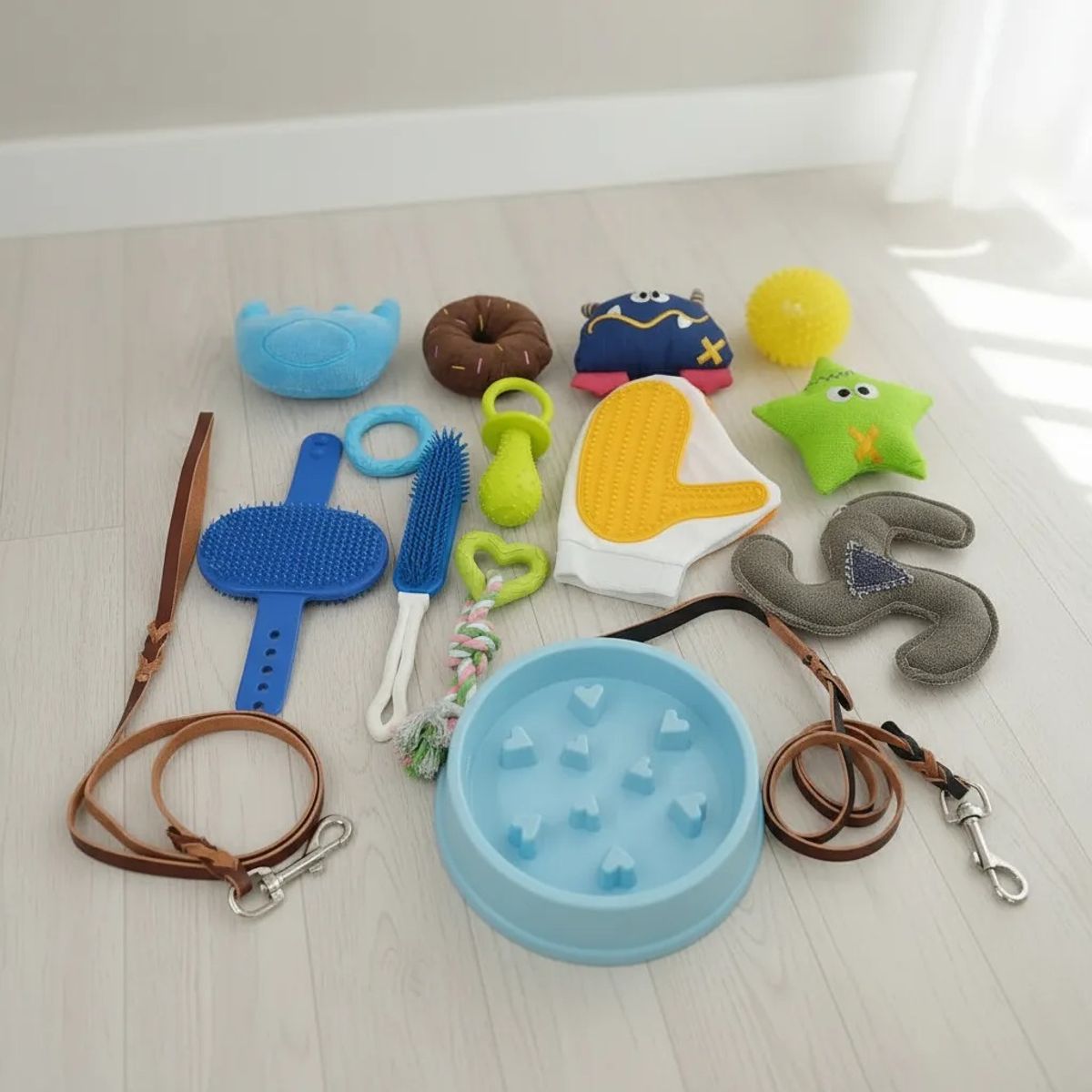 DEFENSOR FOREVER - Set 15 Juguetes Para Mascotas Perros Pelota Cepillos Y accesorios de aseo