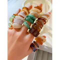KIRAMA CLOTHING STORE - Anillos de Resina Multicolor