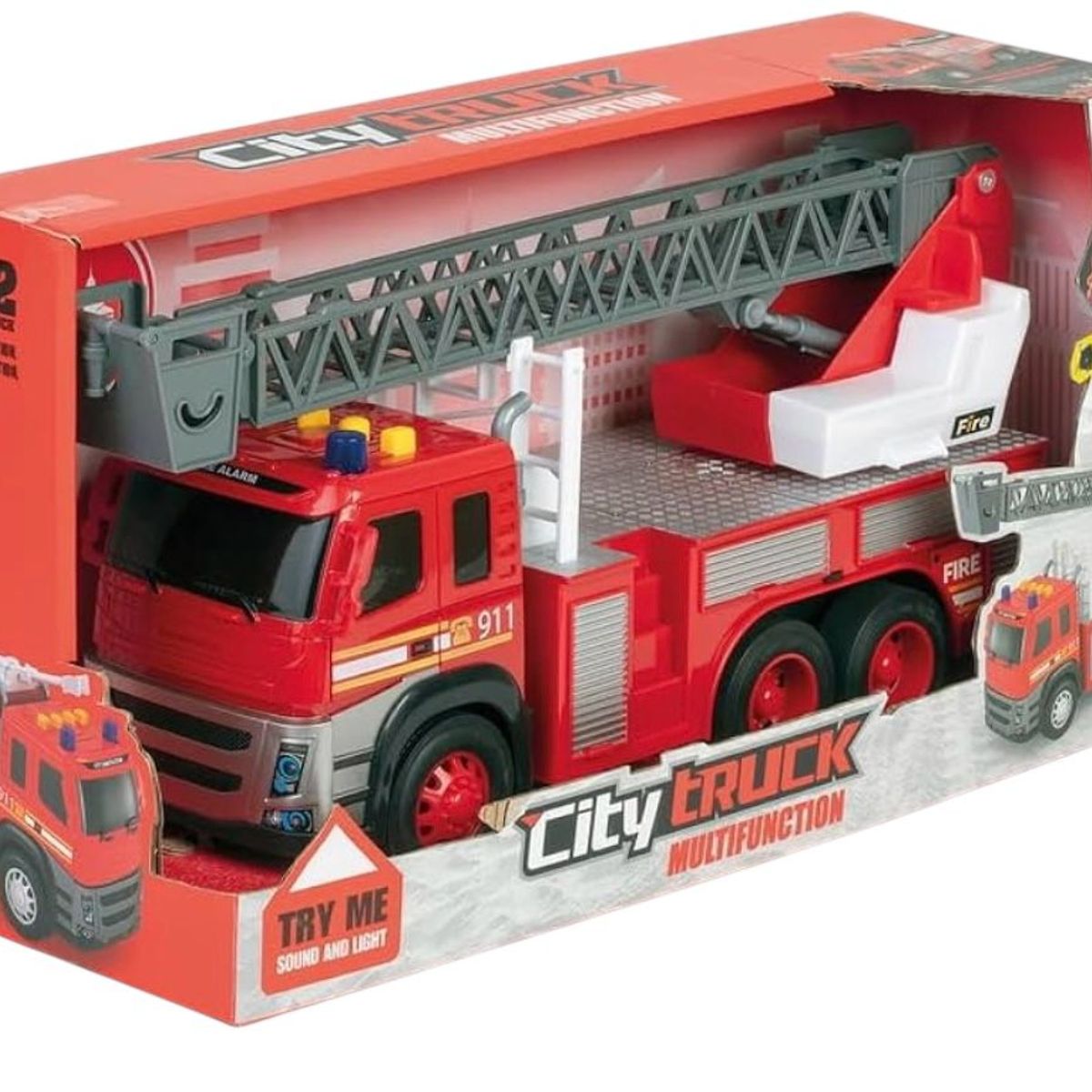 GENERICO - Juguete Camión de Bomberos Para niños Con luz y Música