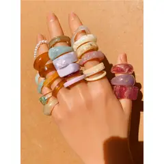 KIRAMA CLOTHING STORE - Anillos Bohemios Multicolor