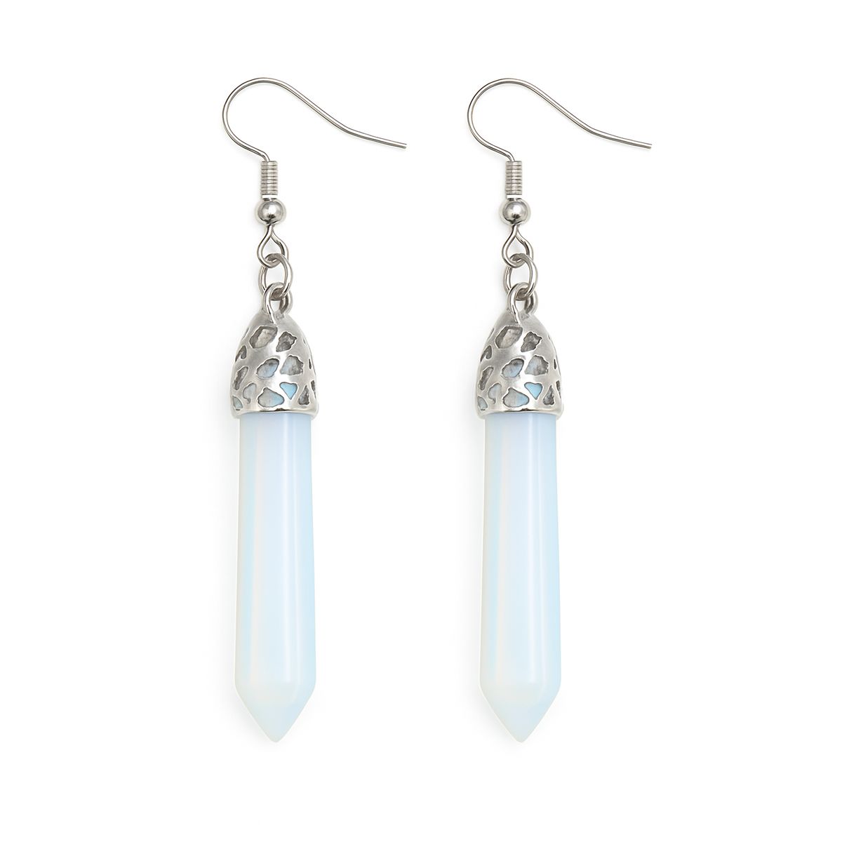 KIRAMA CLOTHING STORE - Pendientes Largos con Piedra Facetada