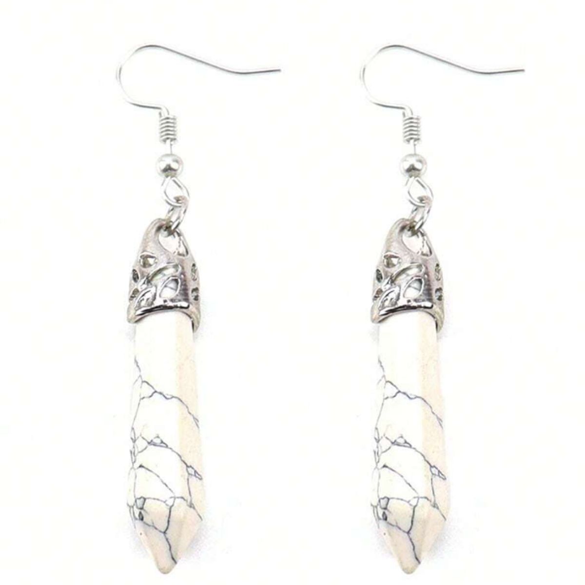 KIRAMA CLOTHING STORE - Pendientes Largos con Piedra Facetada