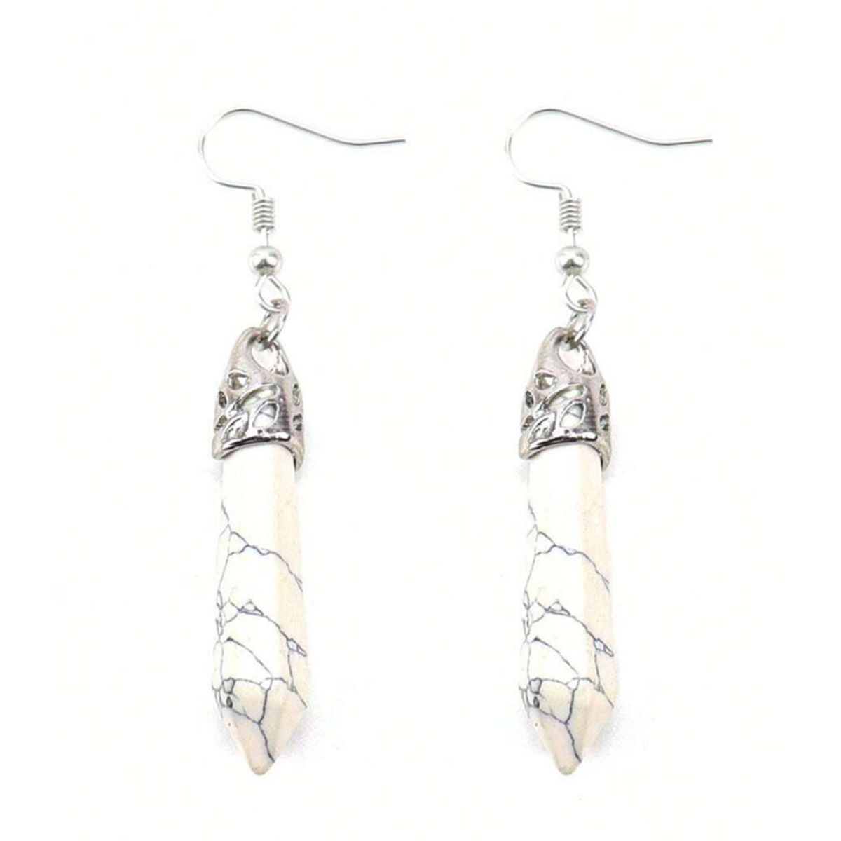 KIRAMA CLOTHING STORE - Pendientes Largos con Piedra Facetada