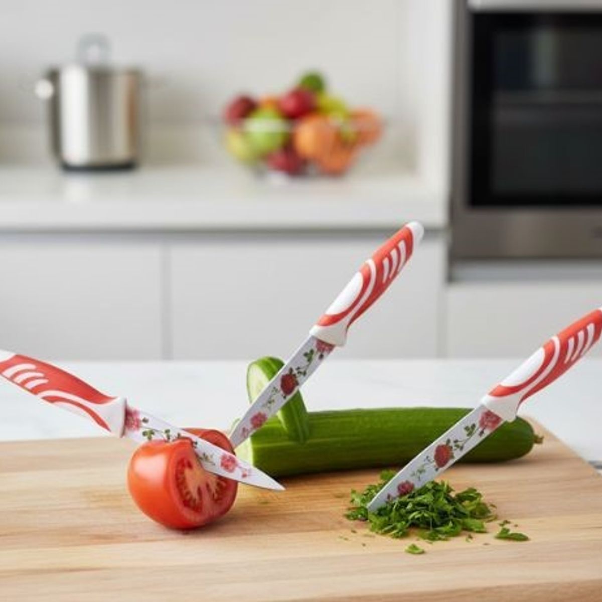 GENERICO - Set 3 Cuchillos Juego Cuchillos Cocina