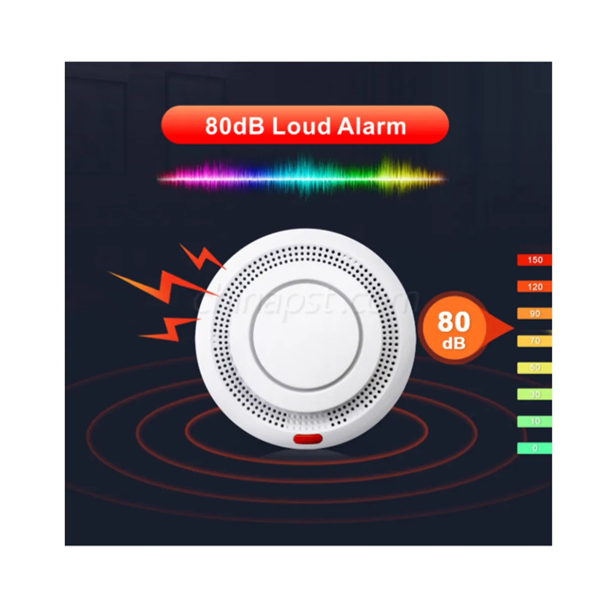 VIPA - Sensor Detector de Humo Inteligente Wifi