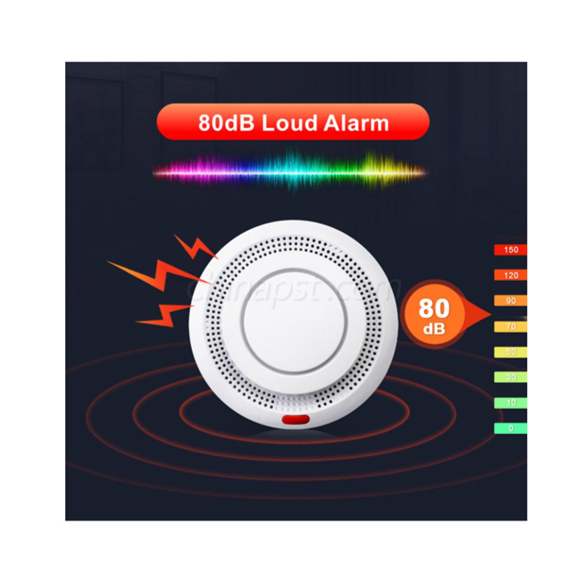 VIPA - Sensor Detector de Humo Inteligente Wifi