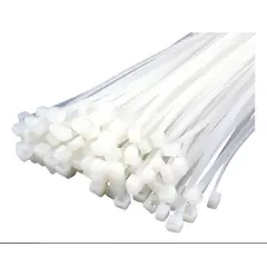 GENERICO - Brida Amarra Abrazadera Plástica 4.8mmx450mm 100 Unds