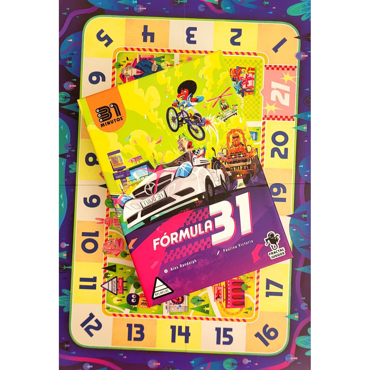FRACTAL JUEGOS - Juego De Mesa Formula 31 - Oficial 31 Minutos - Fractal