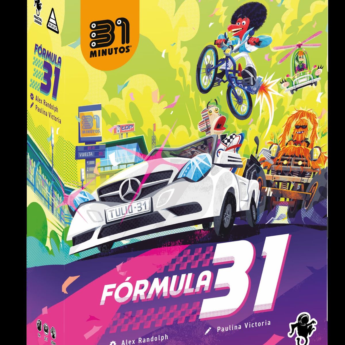 FRACTAL JUEGOS - Juego De Mesa Formula 31 - Oficial 31 Minutos - Fractal