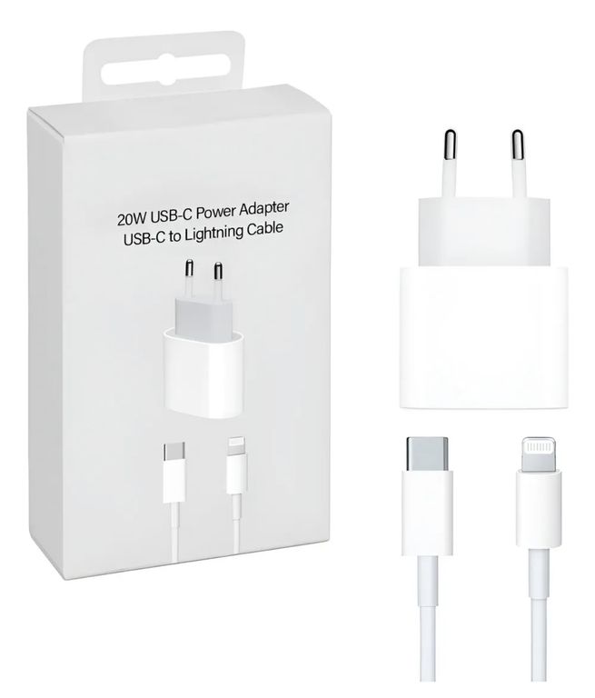 Cargador Carga Rapida Compatible Con iPhone 20w