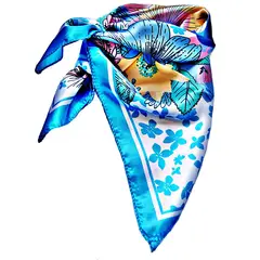 VIVAFELICIA - Pañuelo Bandana Florianópolis Turquesa