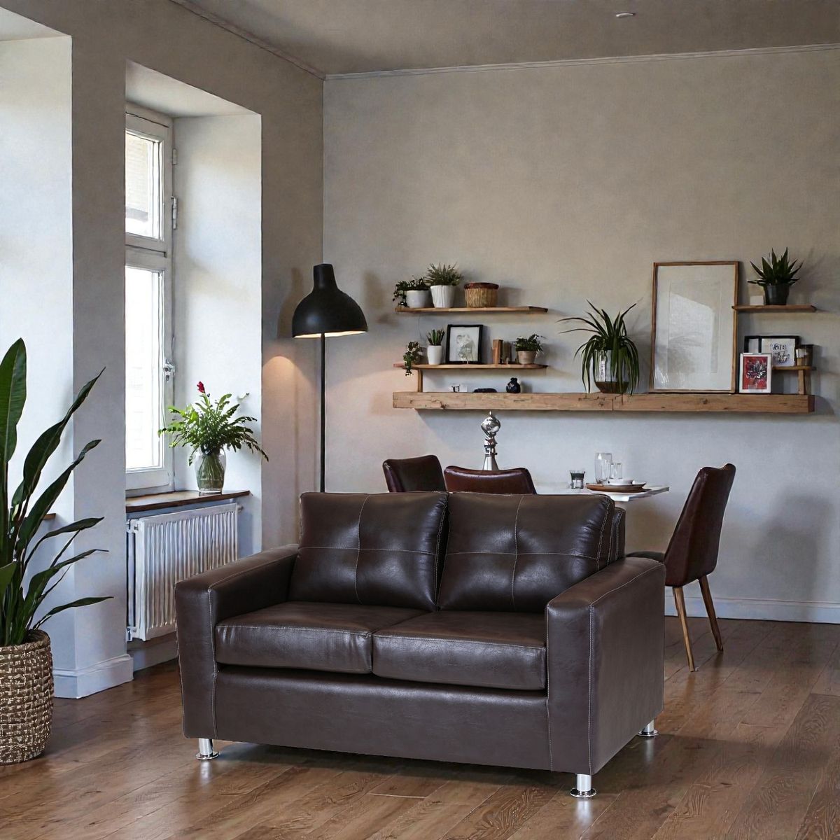 MUEBLES ALTIRO - Sofá Asiria 2  Cuerpos - Cuero Sintetico Pu  / Muebles Altiro