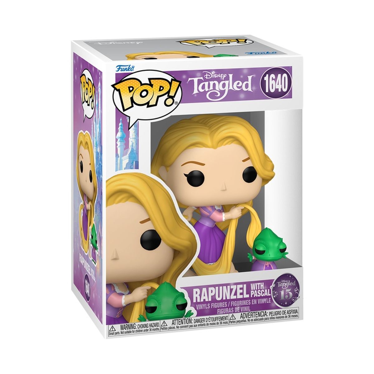 FUNKO - Funko Pop Enredados – Rapunzel y Pascal 1640 + Protector