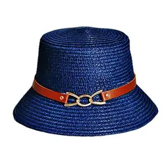 VIVAFELICIA - Sombrero Bucket Navy Azul