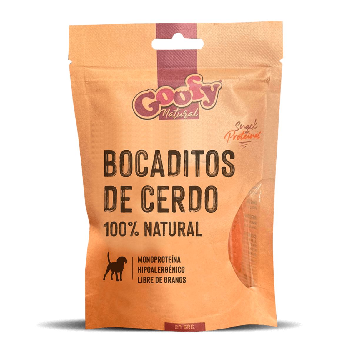 GOOFY - Goofy Snack Bocaditos de Cerdo Perro 20 Grs