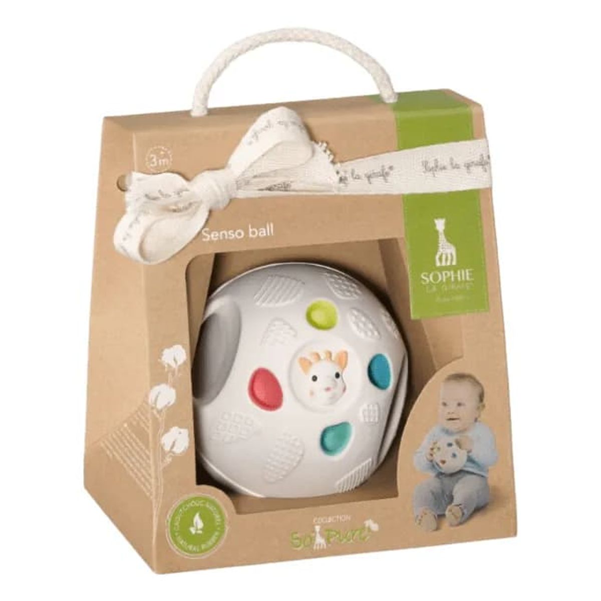 SOPHIE LA GIRAFE - Senso Ball - So Pure - Caucho Natural - Sophie La Girafe