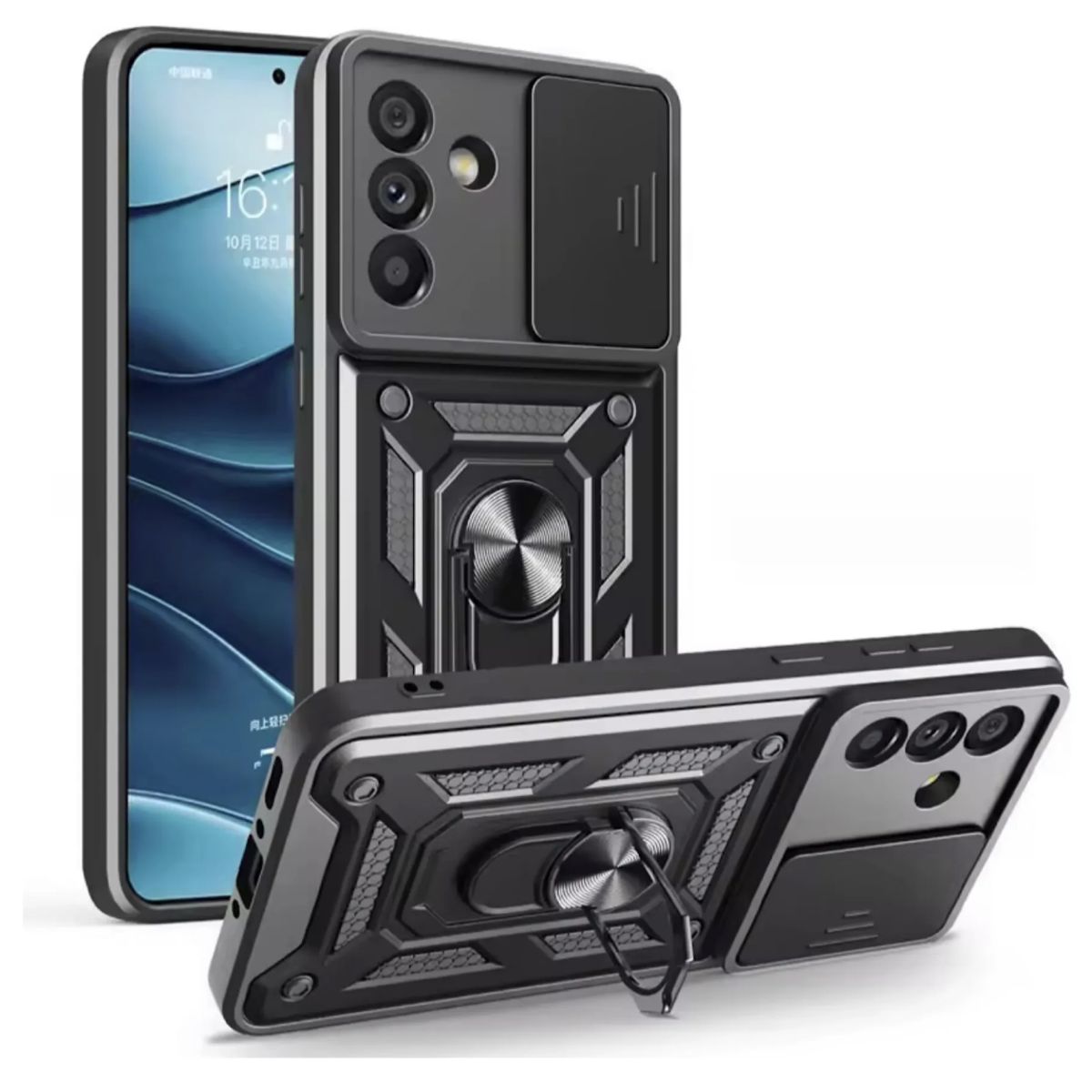 GENERICO - Carcasa para samsung A36 Reforzada Antishock Con Anillo Y Imán