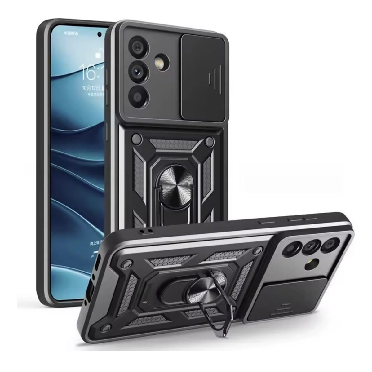GENERICO - Carcasa para samsung A36 Reforzada Antishock Con Anillo Y Imán