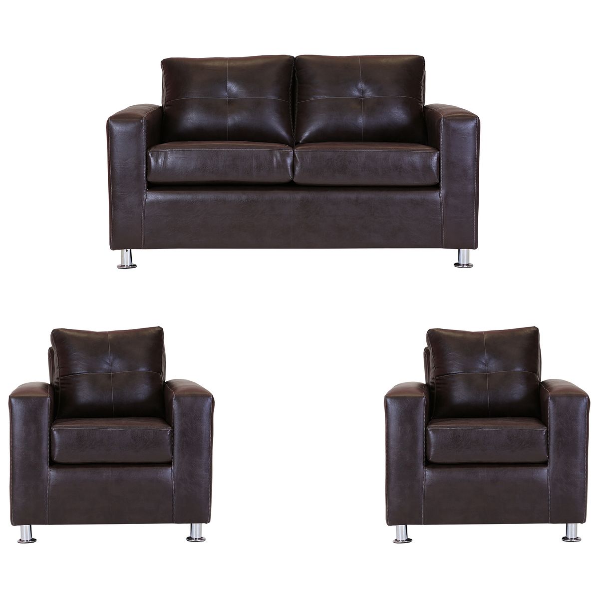 MUEBLES ALTIRO - Living  Asiria 211   - Cuero Sintetico Pu / Muebles Altiro