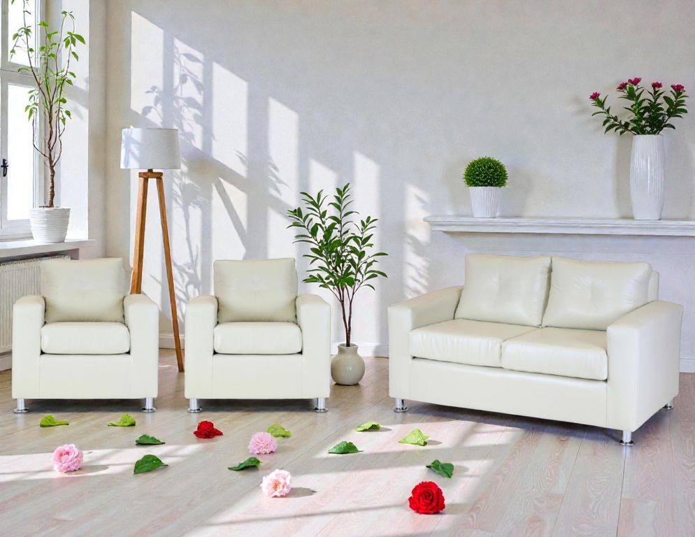 Living Asiria 211  - Cuero Sintetico Pu / Beige