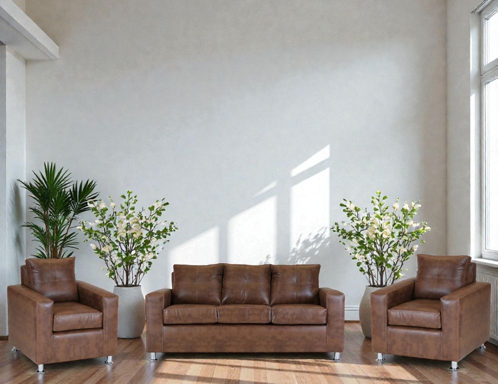 Living Asiria 311  - Cuero Sintetico Pu/ Caramelo